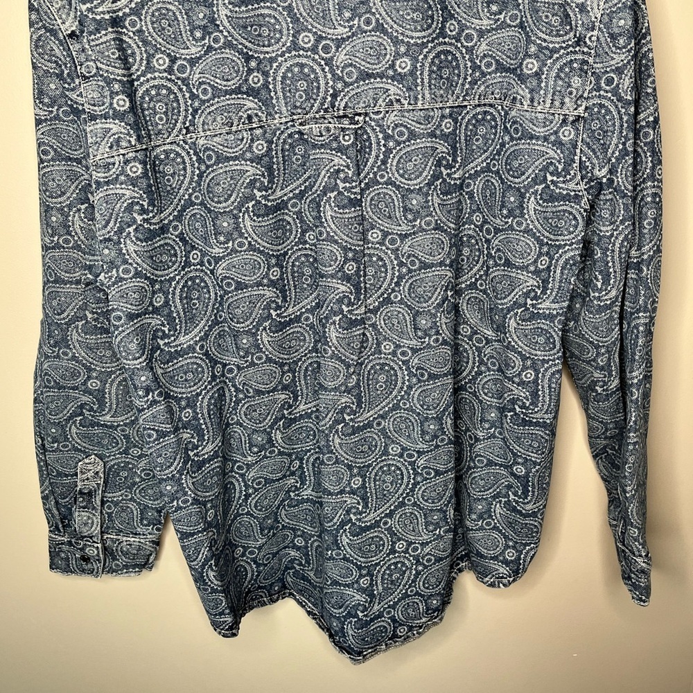 NWT The Ragged Priest Ragged Jeans Paisley Denim Jacket - Picture 8 of 11